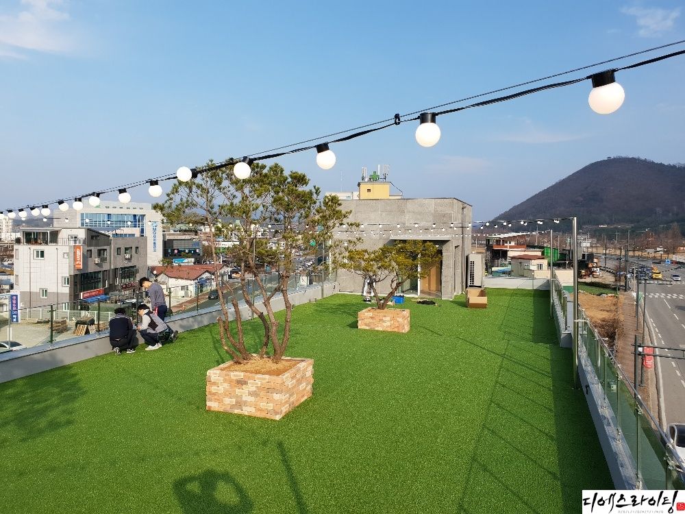 담양 루프탑 알전구 공사 대표사진