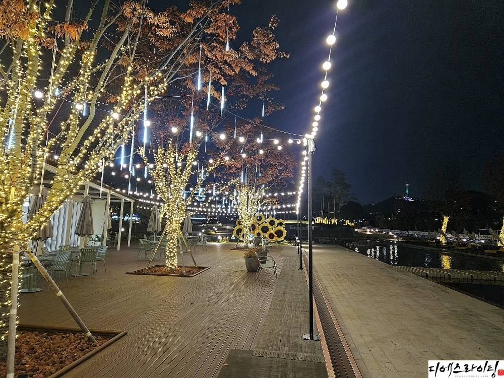 용산어린이정원 나무조명 공사 대표사진