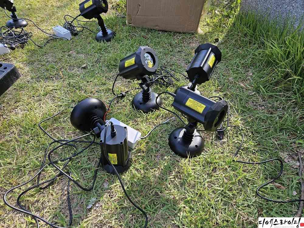 축제 레이져조명 설치 대표사진